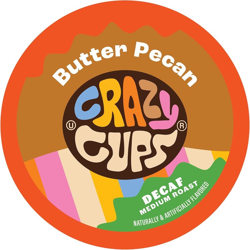 Crazy Cups Decaf Butter Pecan Coffee Pods - Image 1
